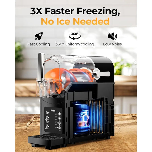 Slushie Machine Self Cleaning With 3 Preset Programs