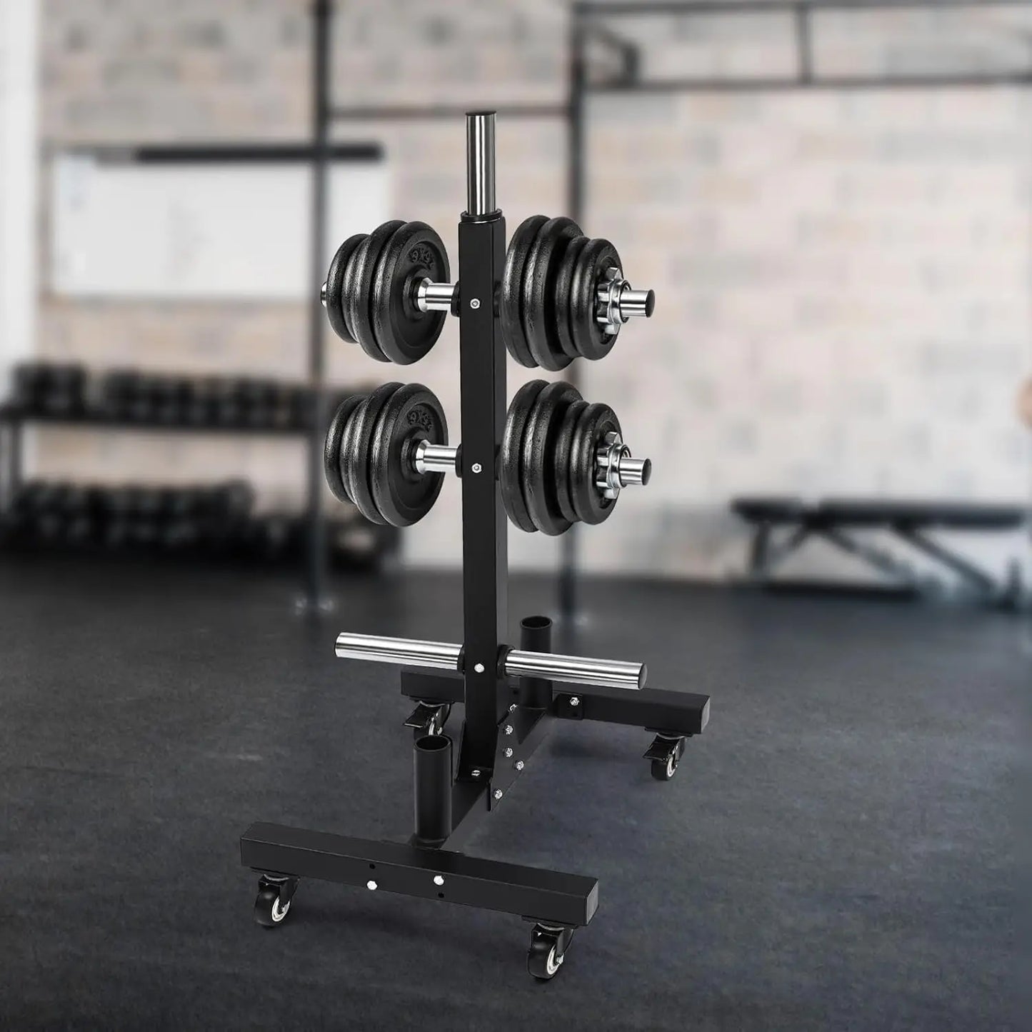 Hign-Concerned Heavy Duty Weight Plate Dumbbell Rack Tree