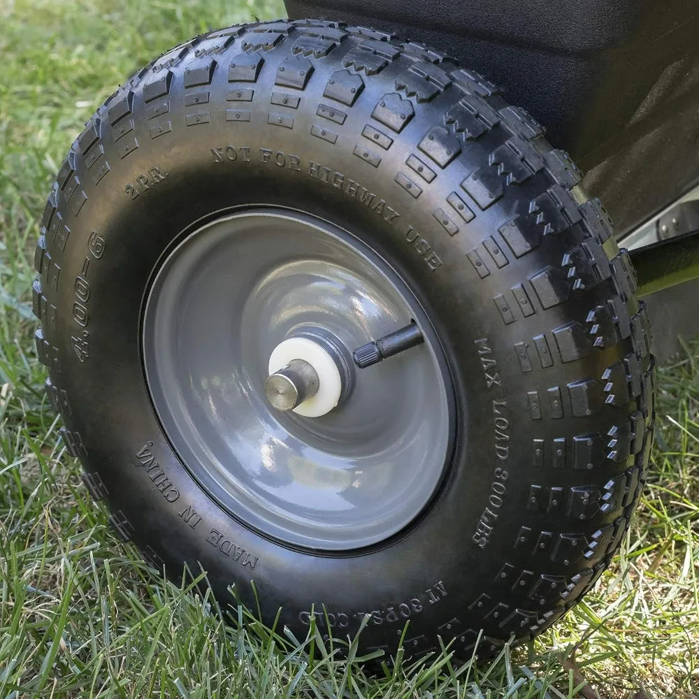 XMSJ Towable 175 Pounds Lawn And Garden Drop Spreader Pro