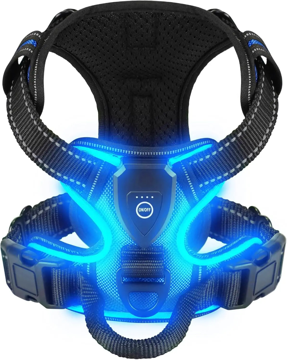 Guangdong LED Glowing Dog Harness With Three Light Modes