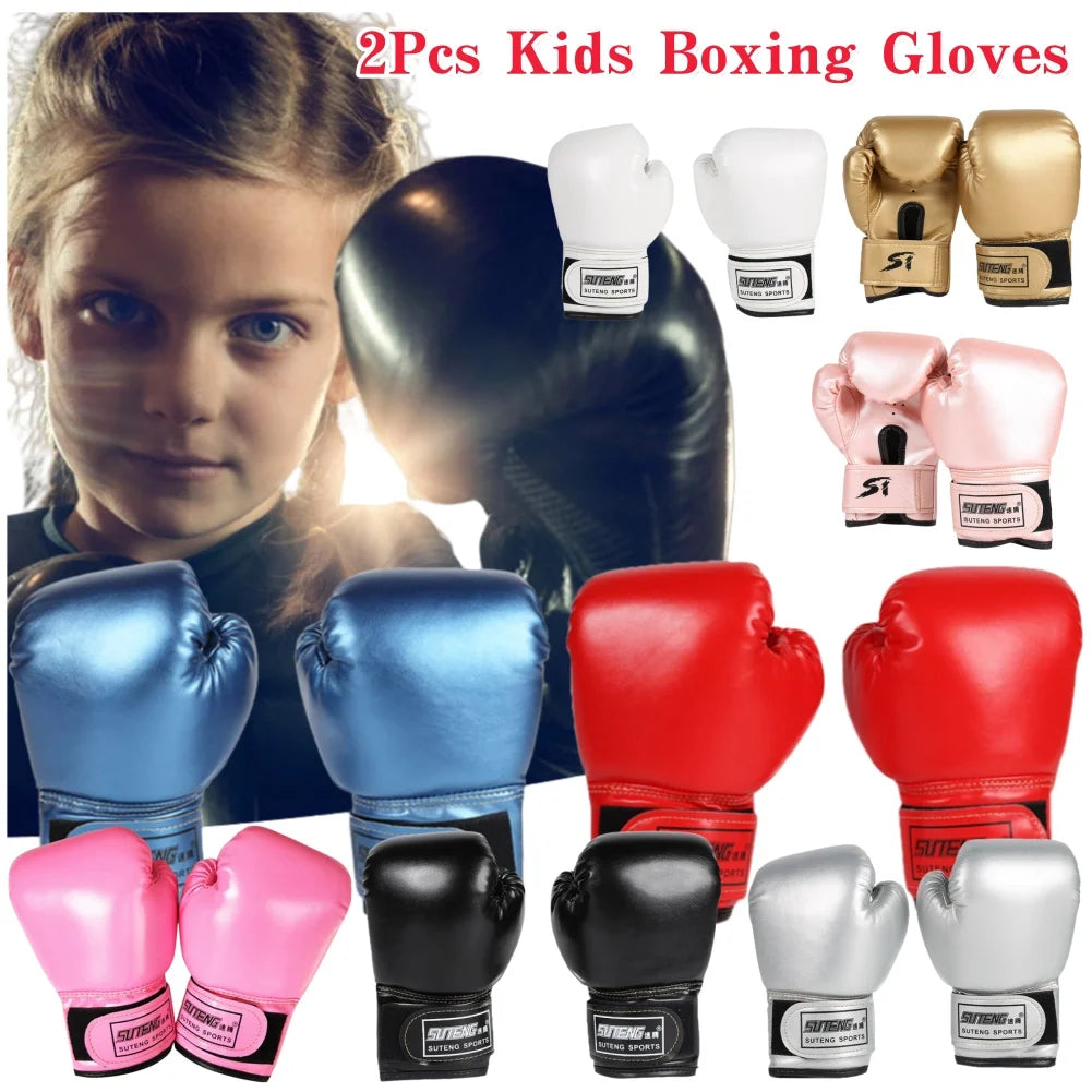 APWIKOGERCN Kids Boxing Gloves 2Pcs Training Sparring Mitts