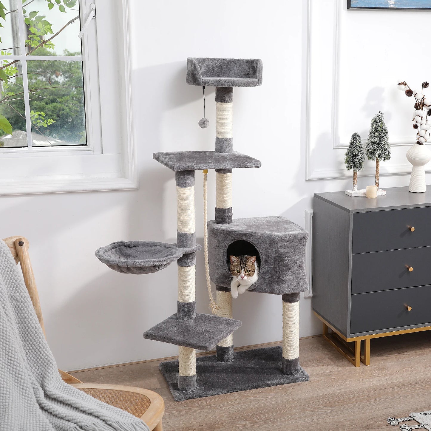 PAWZ Road Multi Level Cat Tree Tower Scratching Post