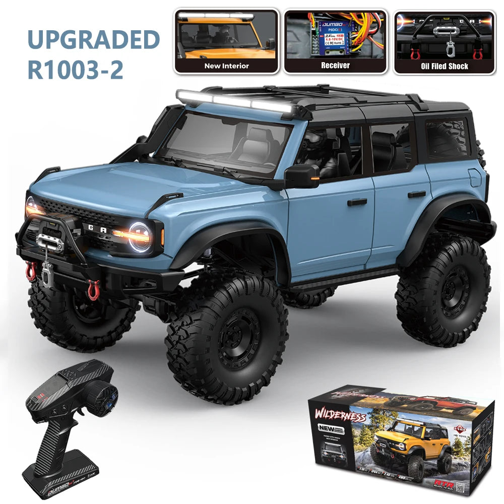 Jikefun HB R1001 One Tenth RC Crawler 4WD Ready To Go USA