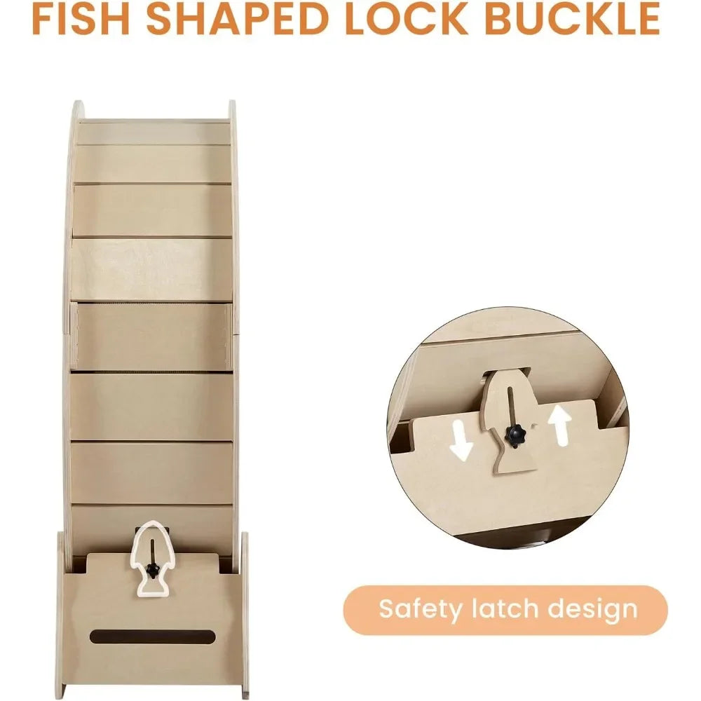 Large Cat Exercise Wheel 40 Inch Natural Solid Wood Indoor