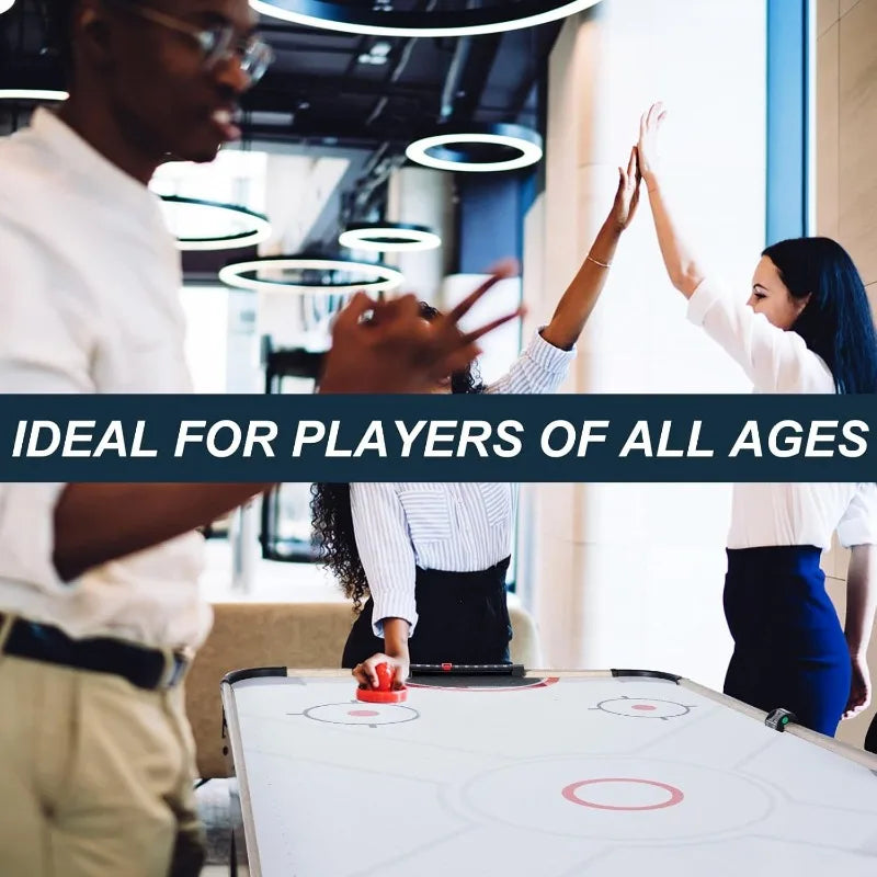 YTYIN LED Folding Air Hockey Table Family Game Set Pro