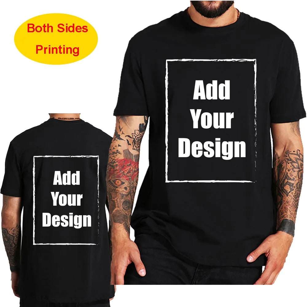 Maymavarty Custom Men T Shirt Print 100 Percent Cotton