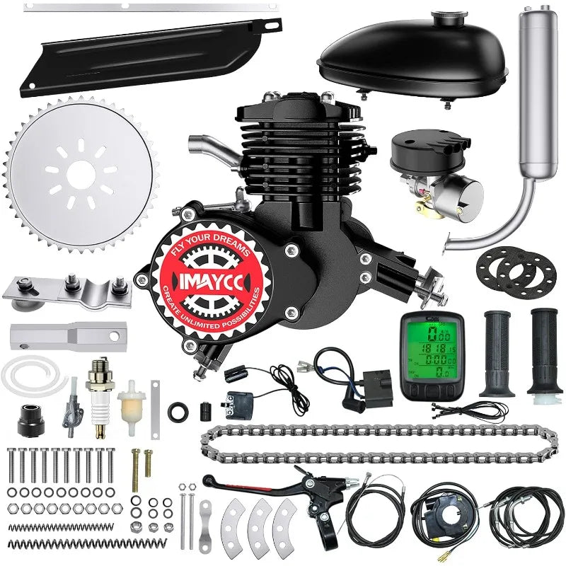 Bike Motor Kit 80cc Engine Conversion Gas Powered Bicycles