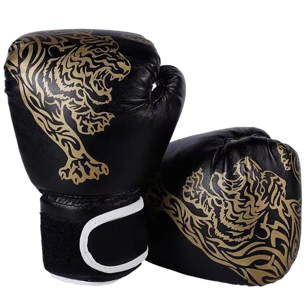 Elenxs Boxing Gloves Breathable PU Leather Training Gloves