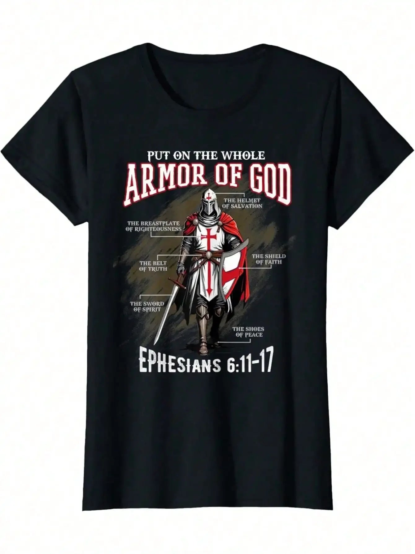 MNHK Full Armor Of God BibleVerse Shirt For Men Women