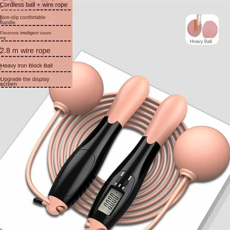 Simaland Cordless Jump Rope With LCD Counter For Fitness