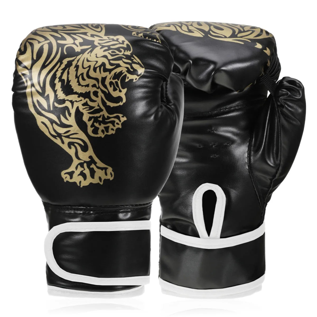 Elenxs Boxing Gloves Breathable PU Leather Training Gloves
