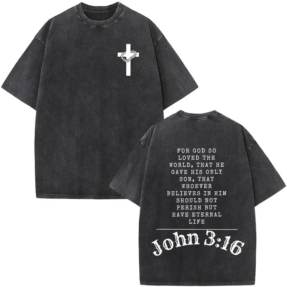 Jesus Faith Overcomes Fear Bible Christian Scripture Tee