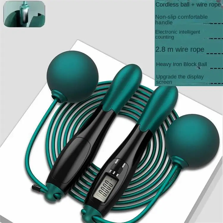 Simaland Cordless Jump Rope With LCD Counter For Fitness