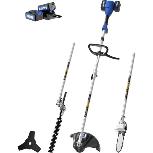 Home 40V Cordless 4in1 Weed Wacker Trimmer Pole Saw