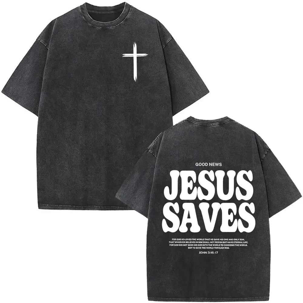 Jesus Faith Overcomes Fear Bible Christian Scripture Tee