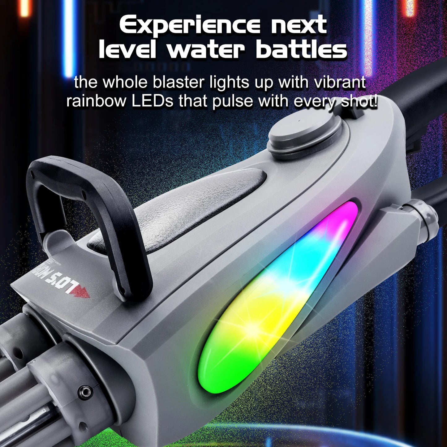 Gatling Electric Water Gun Toy For Kids Barrel Blaster