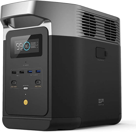 XMSJ Delta 2 1024Wh LFP Solar Generator 1800W AC USB